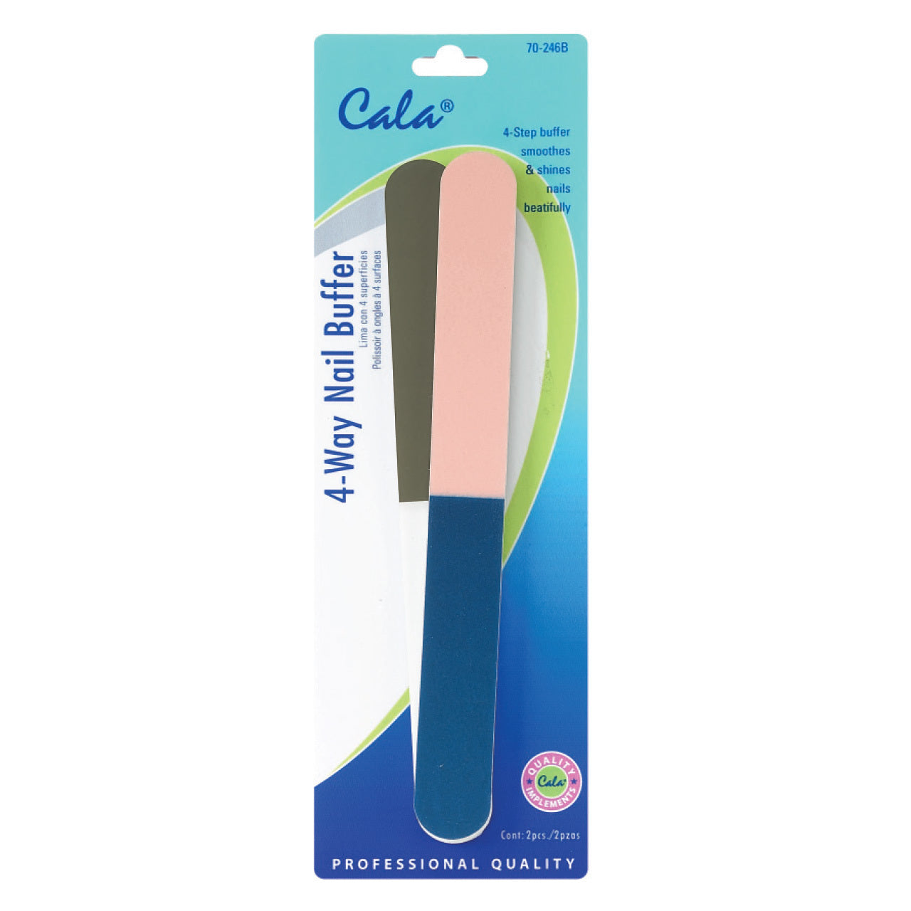 CALA 4-WAY NAIL BUFFER (2 PCS / Pack)